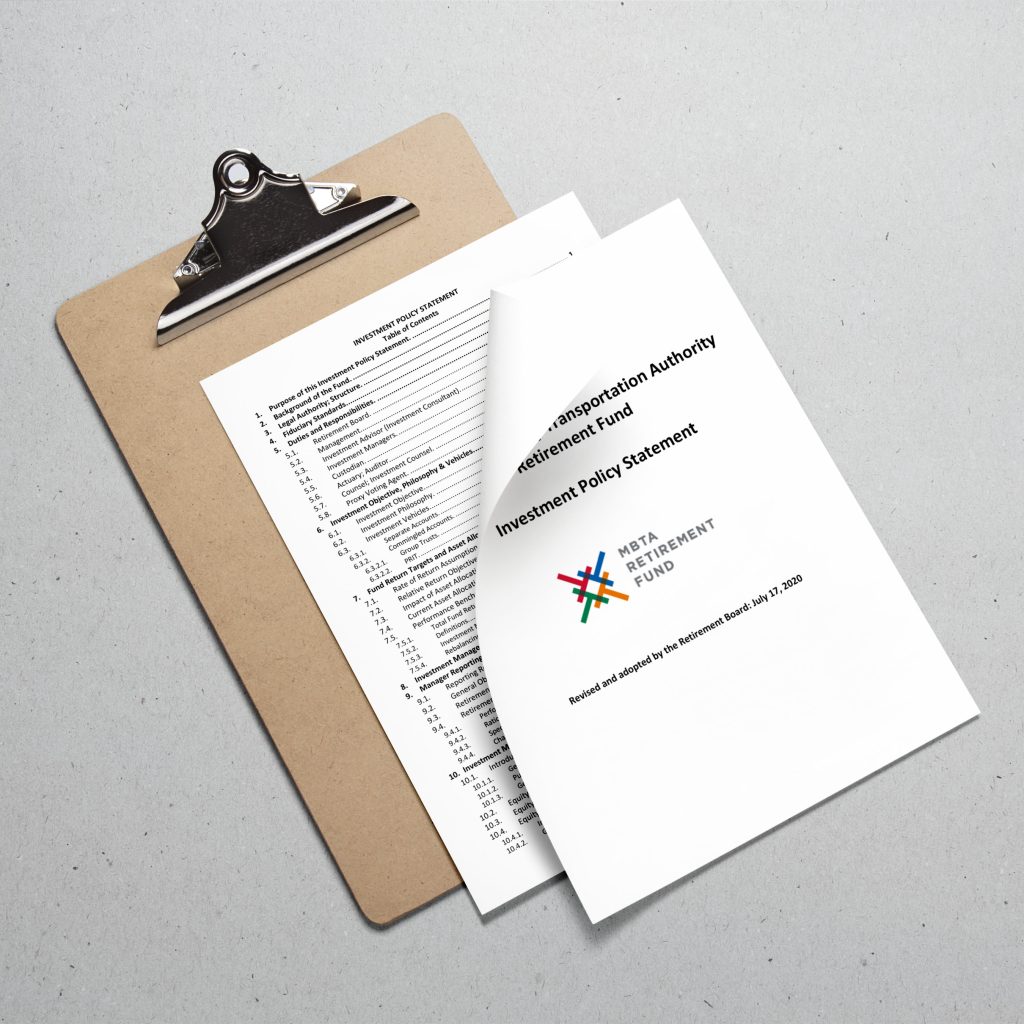 mockup of a document on a clipboard